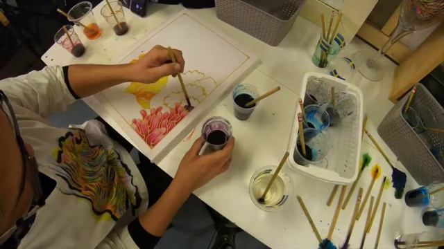 Batik process part 2 (Marine life) смотреть онлайн