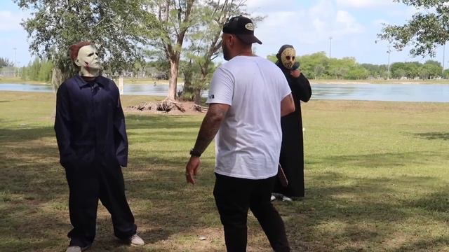 WE CAUGHT THIS ON CAMERA... *Michael vs Jason face off* смотреть онлайн