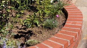 Дизайн бордюров из кирпича