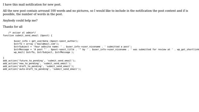Wordpress: Include content post Wordpress - Email notification (2 Solutions!!) смотреть онлайн