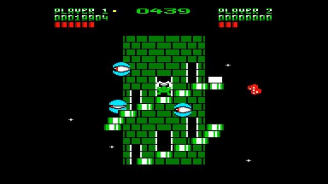 Nebulus - Full Walkthrough (Enterprise 128k game) смотреть онлайн