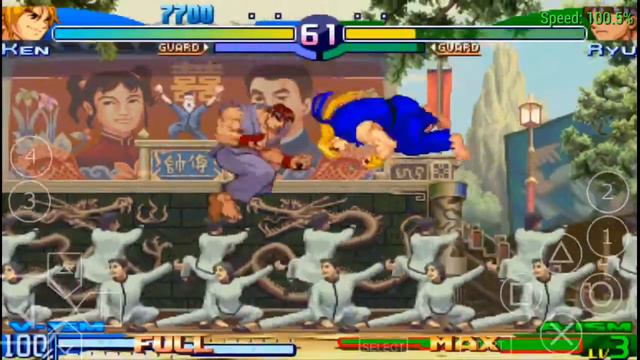 Street Fighter Alpha 3 MAX ppsspp gold emulator 720p gamesplay смотреть онлайн