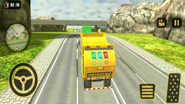 Garbage Truck Driver 2022 - Car Racing Truck Simulator Android Gameplay смотреть онлайн