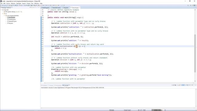 Java 8 - Lambda expressions quick example смотреть онлайн