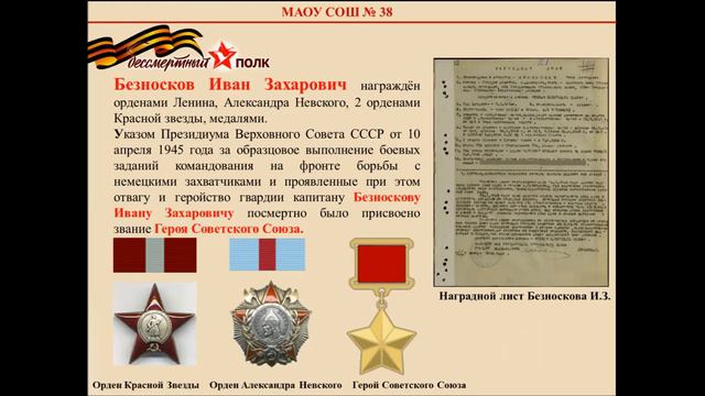 Безносков Герой Советского Союза смотреть онлайн