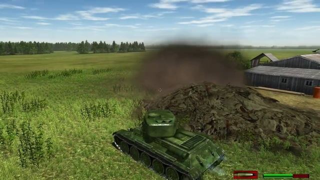 КРАСИВАЯ ИГРА про ТАНКИ ВТОРОЙ МИРОВОЙ ! Танковые Бои Т-34 и Тигров ! On the front line