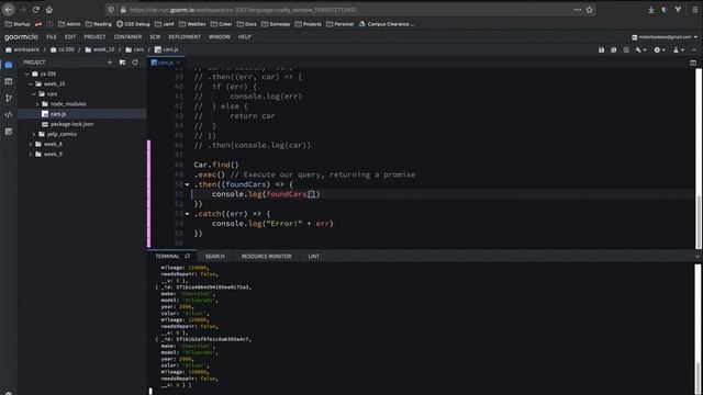 Full Stack Web Developer Course: 10_12 - Mongoose.js Retrieving Data смотреть онлайн