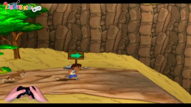 Go Diego Go! Safari Rescue | The Lion Pride | Episode 3 | ZigZag Kids HD смотреть онлайн