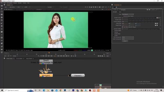 KEYING TUTORIAL in NUKE for Beginners | Keylight Node in NUKE #VFXMentor смотреть онлайн