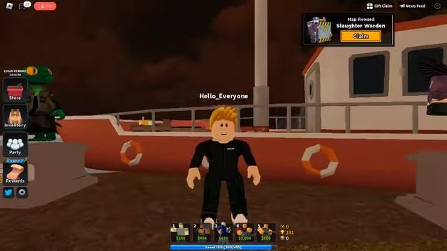 Collecting slaughter warden skin in Roblox TDS! смотреть онлайн