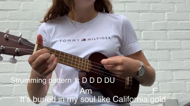 Lady Gaga - Always Remember Us This Way (EASY Ukulele Tutorial) смотреть онлайн