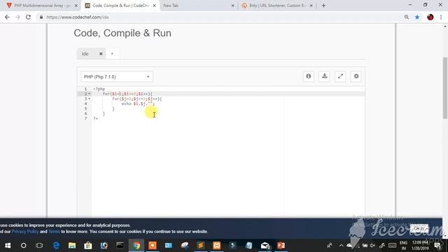 3. How to draw matrix with the help of php code in (Hindi) смотреть онлайн