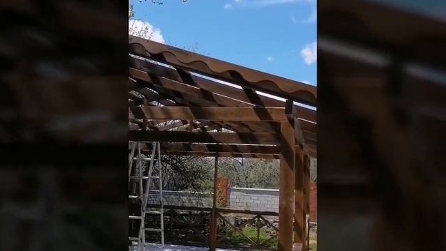 Установка беседки 6*4 м. Реальное время.