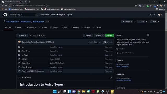 Voice Typer System Developed with Python & C# | My GitHub Project Overview | Speech Recognition смотреть онлайн