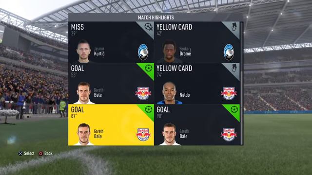 FIFA 17 FUT Draft challenge squad builder challenge 3rd edition after 2nd match trick bale 4 goals смотреть онлайн