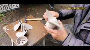 Композитный винт DMN , пластиковый винт для лодочных моторов 9.9-20л.с.  Обзор из гаража.