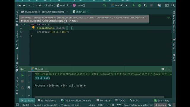 Kotlin Coroutines 協程 basic code learning #beginner смотреть онлайн