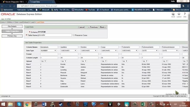 Como subir una tabla de excel a oracle смотреть онлайн