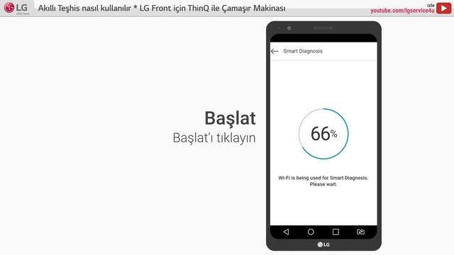 [LG Üstten Yük Yıkayıcı] - LG ThinQ App kullanarak Akıllı Teşhis nasıl kullanılır смотреть онлайн