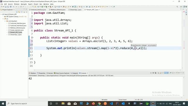 Java | Stream API | with map reduce function смотреть онлайн