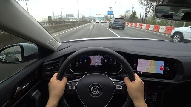 2021 Volkwagen Jetta 1.4 TSI POV test drive смотреть онлайн