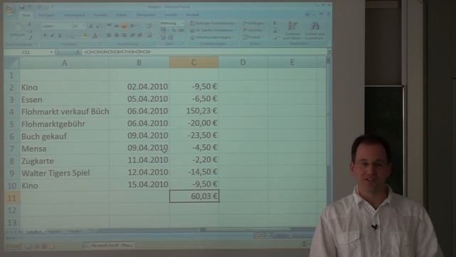 Excel Tutorial deutsch: Summen berechnen - http://www.studium-und-pc.de смотреть онлайн