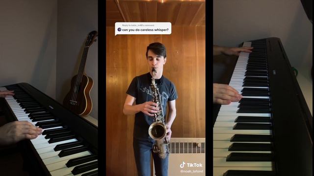 Careless Whisper | Kawai ES110 x saxophone смотреть онлайн