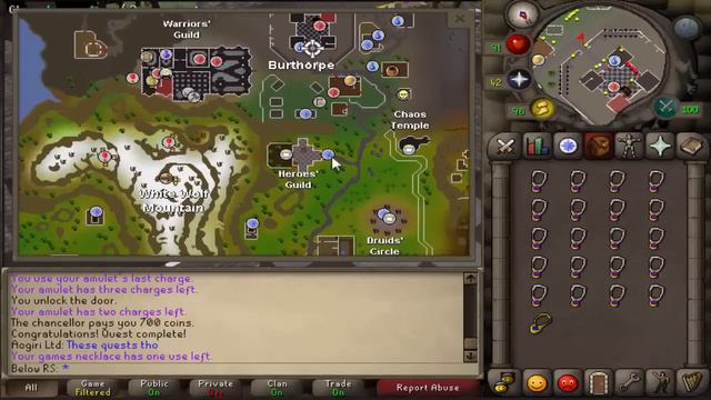 How to recharge your Amulet Of Glorys (Guide) RuneScape 2007 Old School смотреть онлайн
