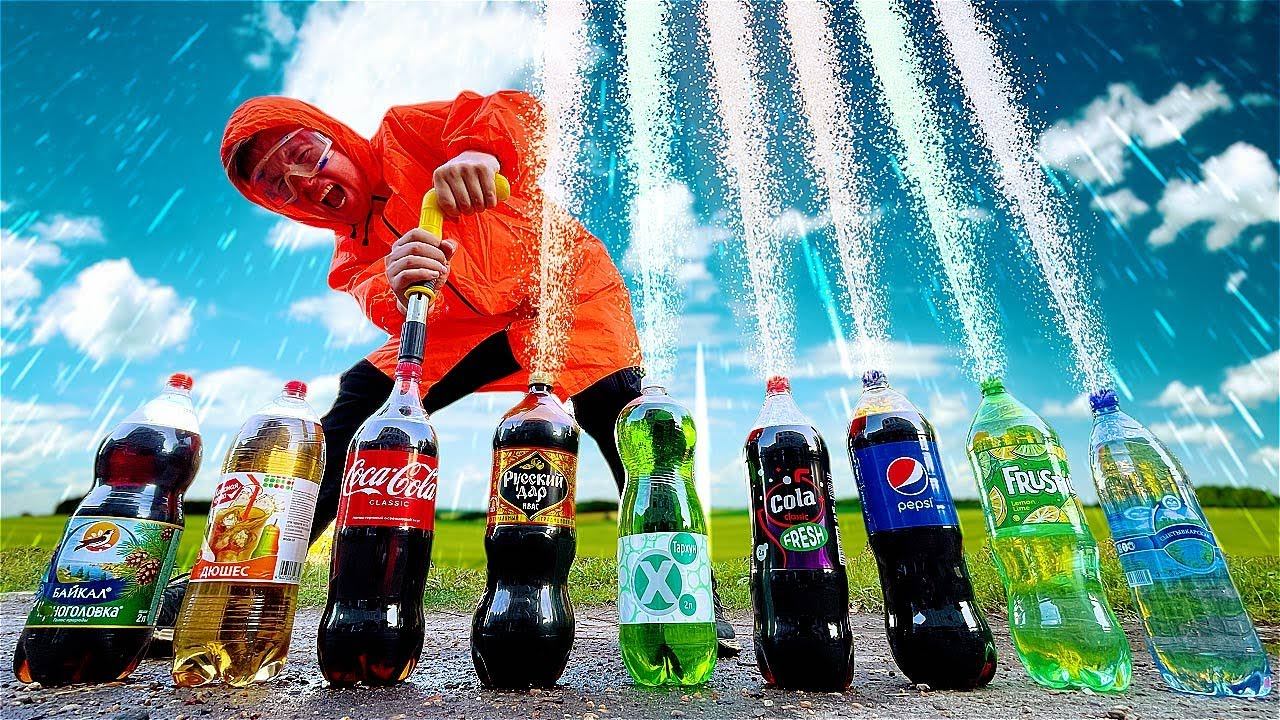 ФОНТАН ИЗ КОЛЫ БЕЗ МЕНТОСА И СОДЫ смотреть онлайн