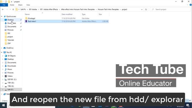 After Effects Warning Project File doesnt exit. 100% solved смотреть онлайн