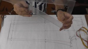 Крой классических мужских брюк.