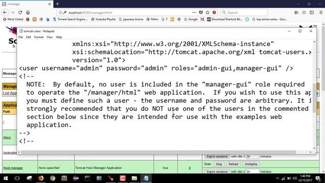 How to see or change the password in Apache Tomcat Server смотреть онлайн