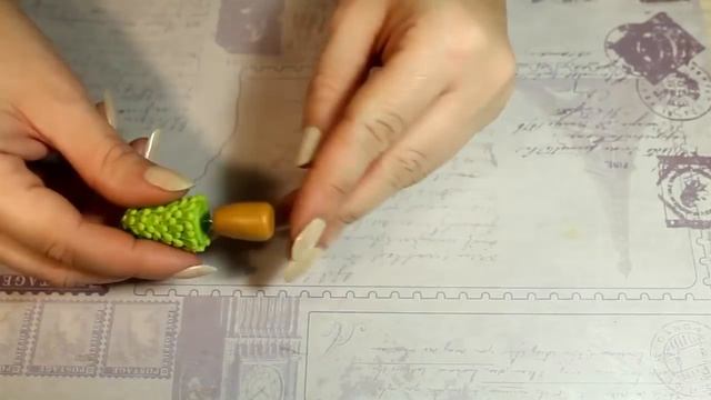 DIY: Ёлочка подвеска из полимерной глины / Мастер класс / Техники / Polymer clay tuto Christmas tre смотреть онлайн