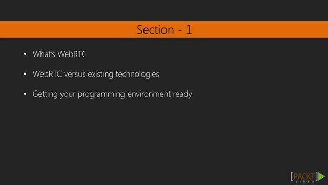 Developing Real Time Applications with WebRTC: The Course Overview | packtpub.com смотреть онлайн
