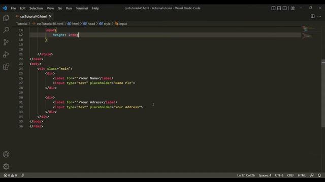 How to Change Placeholder Color, Font-Size || 40th Video on CSS || In Hindi || Adisma смотреть онлайн