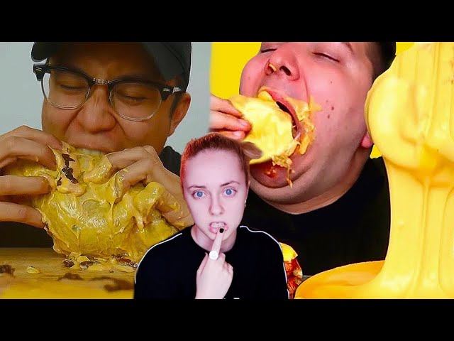 СКОЛЬКО ТУТ СЫРА Что эти АМЕРИКАНЦЫ себе позволяют? реакция на асмр и мукбанг смотреть онлайн