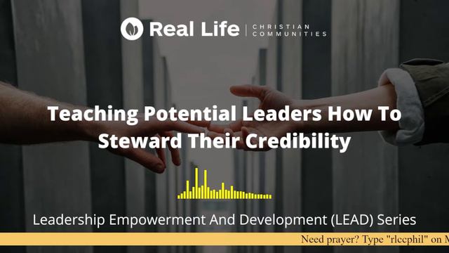 Ses 4 Teaching Potential Leaders How To Steward Their Credibility смотреть онлайн