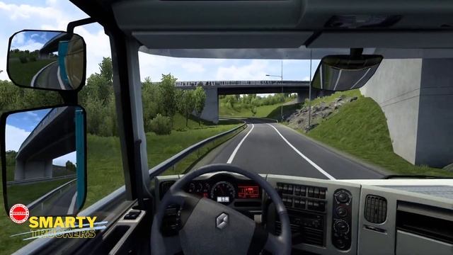 Renault Premium High Roof from Oslo to Vaxjo | Euro Truck Simulator 2 v1.47 смотреть онлайн