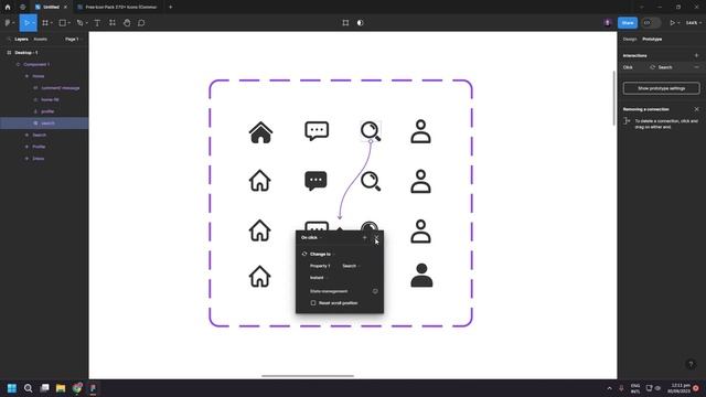 How to make Navigation Bar animation in Figma | 2 Minute Figma Tutorial смотреть онлайн
