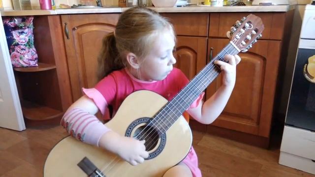 М. Каркасси Аллегретто Ярослава 6 лет гитара смотреть онлайн