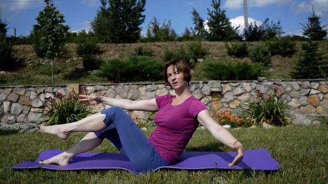 Как научиться делать double leg stretch в пилатесе? смотреть онлайн
