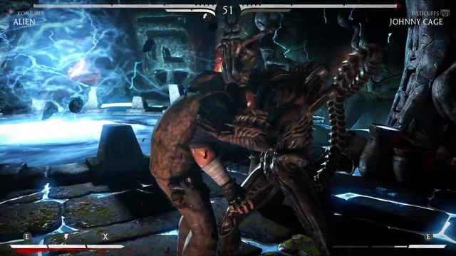Mortal Kombat X: Alien Vs. Johnny Cage (Hard) Walkthrough | No Commentary смотреть онлайн
