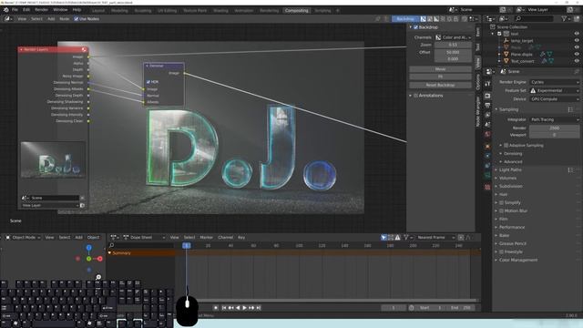 Blender Epic Text Tutorial Series | Part 5: Final Render & Compositing смотреть онлайн