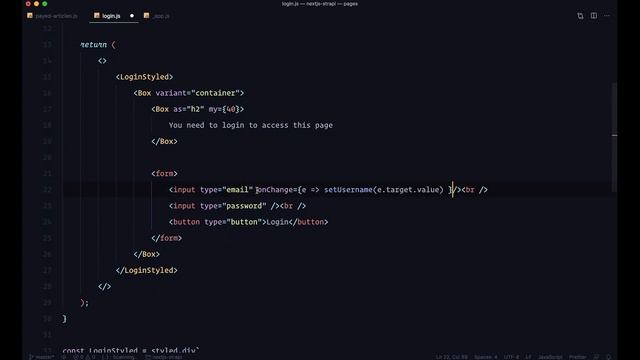 Next.js + Strapi - User Authentication смотреть онлайн