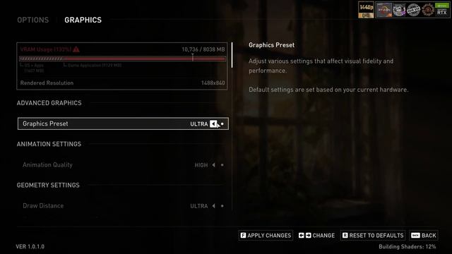 The Last Of Us P1: vRAM Consumption смотреть онлайн