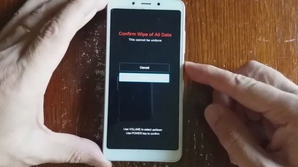 Xiaomi Redmi 6 Hard Reset Общий сброс настроек как сбросить