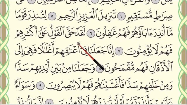 BELAJAR MENGAJI AL-QURAN JUZ 22 : SURAH YASIN (AYAT 1-12) MUKA SURAT 440 смотреть онлайн