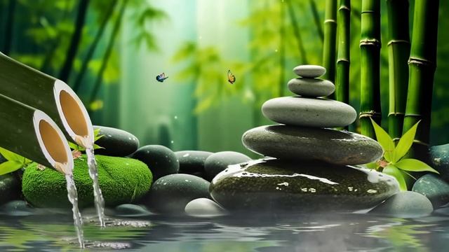 Relaxing Zen Music With Water Sounds • Peaceful Ambience For Spa, Yoga And Relaxation, Bamboo ?