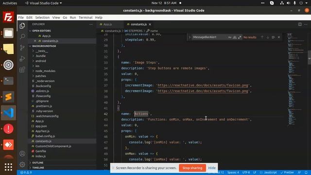 React Native: Simple Stepper Tutorial | How to add Increment and Decrement Button In React Native смотреть онлайн