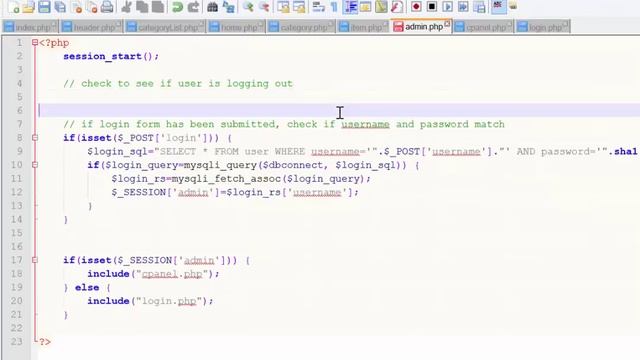 14. Logging out of our admin section смотреть онлайн